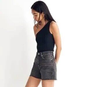 Women's Madewell Relaxed Mid-Length Denim Short in Bradbrook Wash | Size 27
